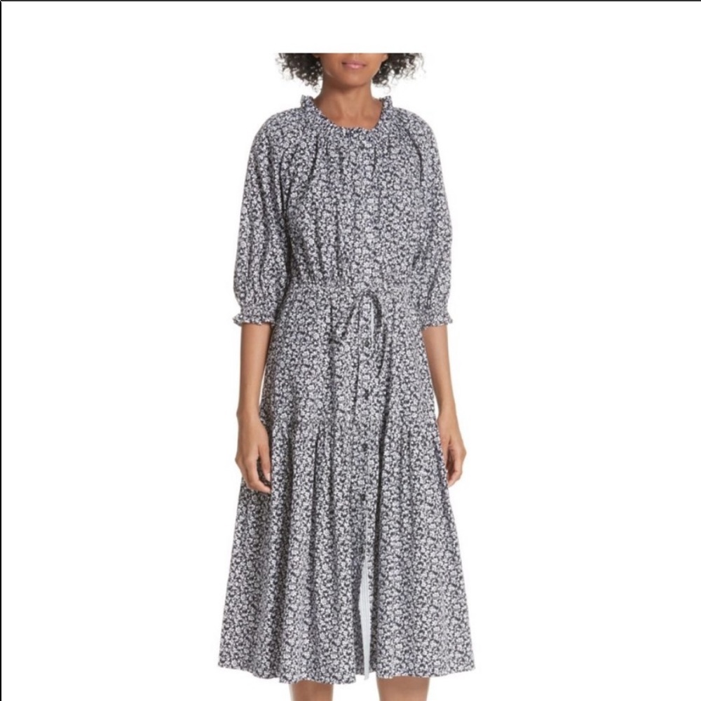 La Vie Rebecca Taylor floral midi dress BNWT